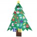 Kids Felt Christmas Tree with Ornaments Xmas Gift DIY Door Wall Hanging Decor